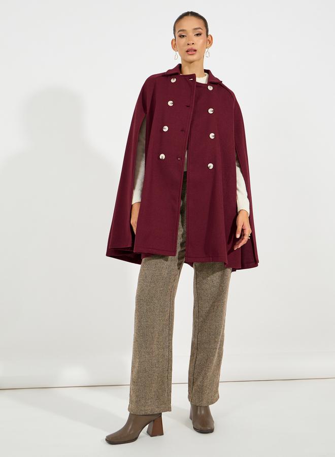 Cape Manteau Col Chemise ❄️💖