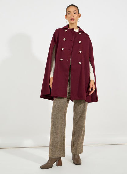 Cape Manteau Col Chemise ❄️💖