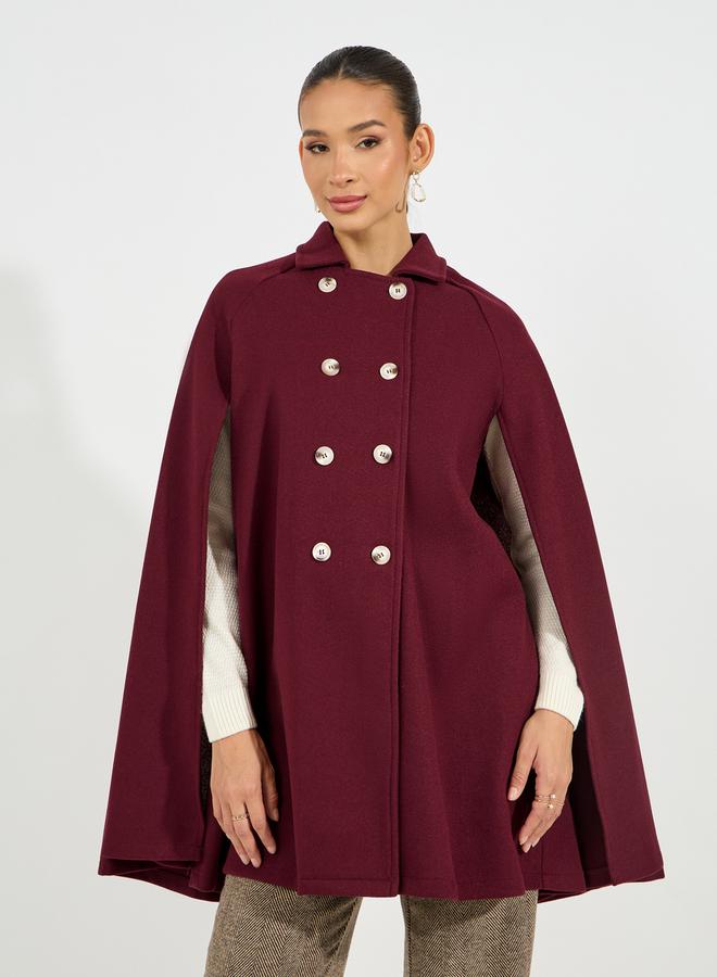 Cape Manteau Col Chemise ❄️💖