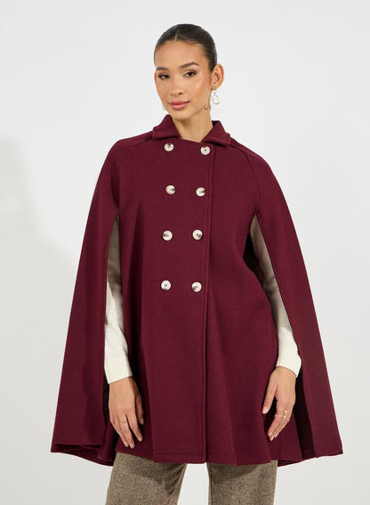 Cape Manteau Col Chemise ❄️💖